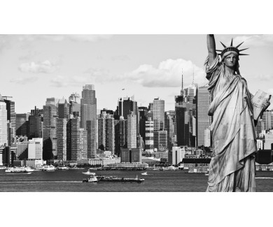 Фотообои Статуя свободы и вид на Нью Йорк